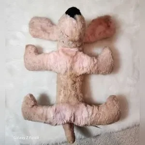 Bantam Dog Vintage 95s Rare Pink Bantam Morgan 10 Stuffed Dog